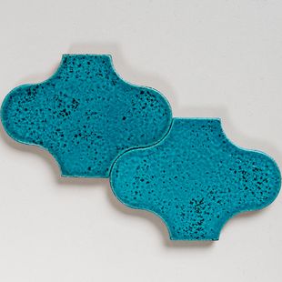 Arabesque Design Glazed Ceramic 
