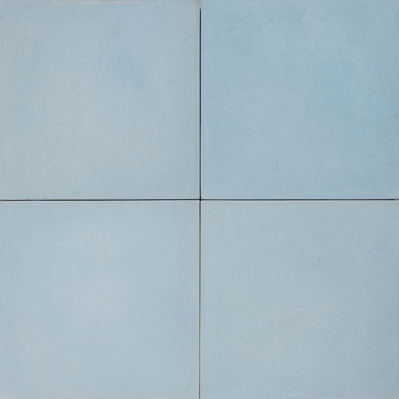 Cement Encaustic Tile Plain Colour Pale Sky Blue # 19B