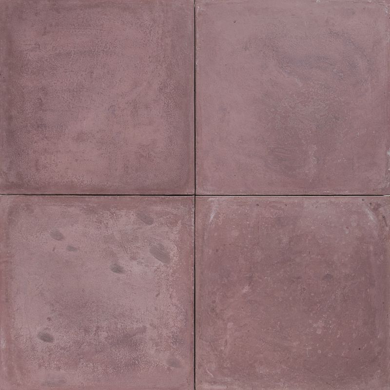 Cement Encaustic Tile Plain Colour Mid Purple # 18A