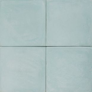 Cement Encaustic Tile Colour  Pale Turquoise # 4B