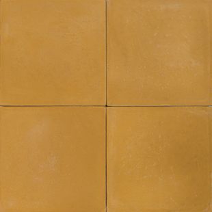 Cement Encaustic Tile Plain Colour Yellow # 17