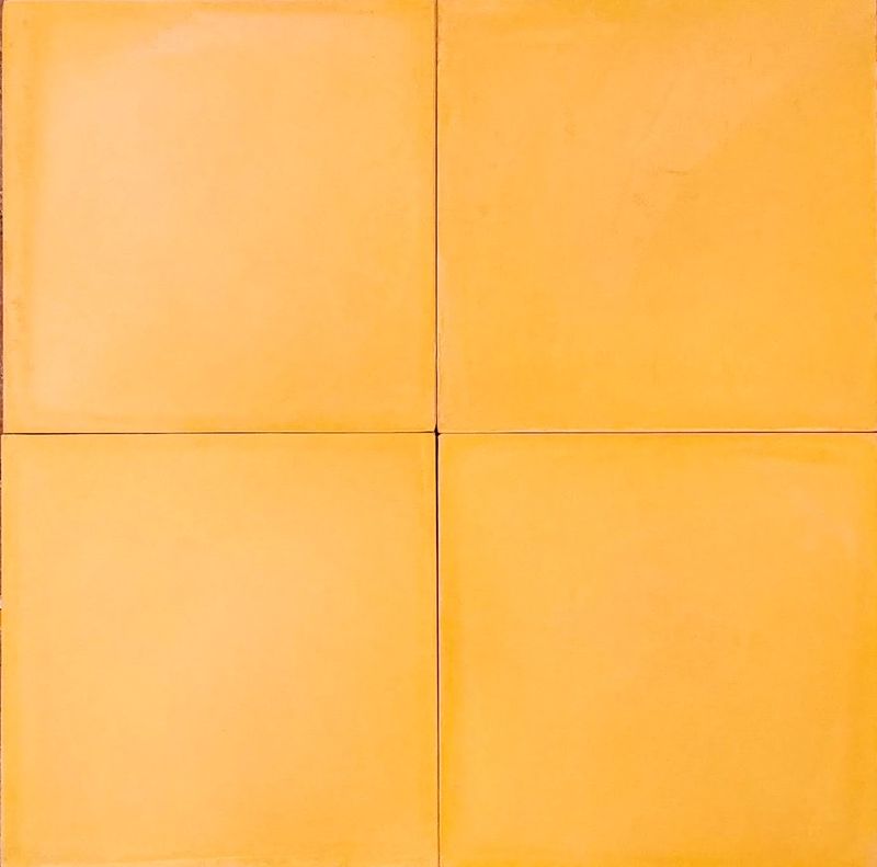 Cement Encaustic Tile Yellow # 17