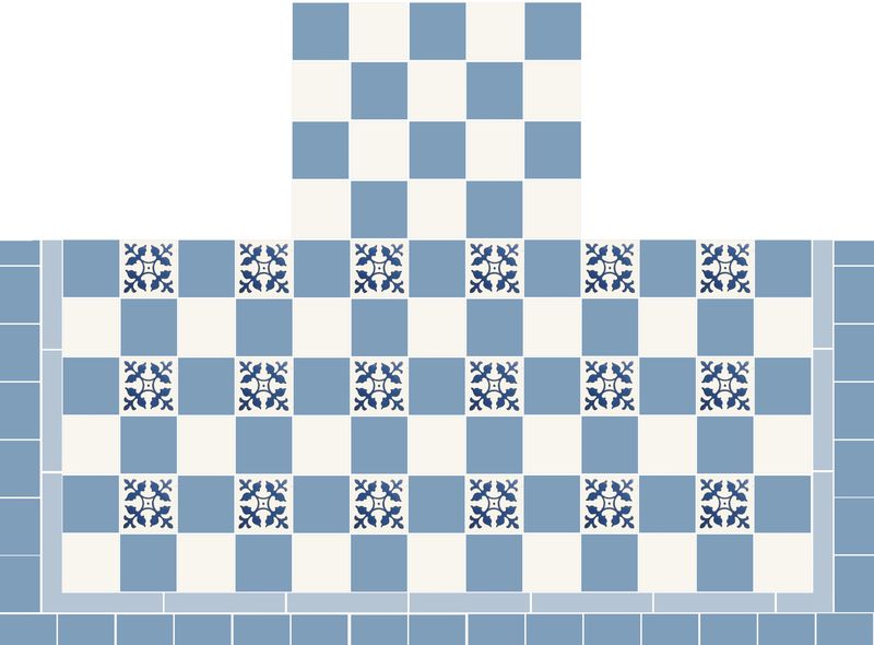Fireplace - Checkerboard