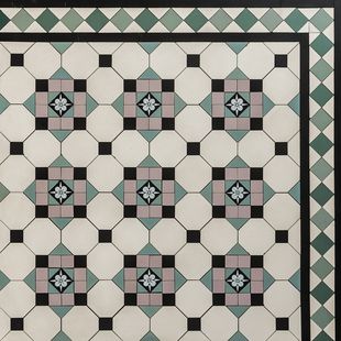 Pattern - Glasgow Diagonal Design & Norwood Border