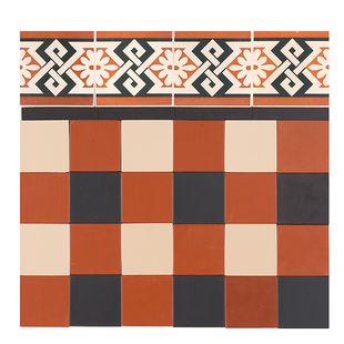 Pattern - Tartan Design with Encaustic Border