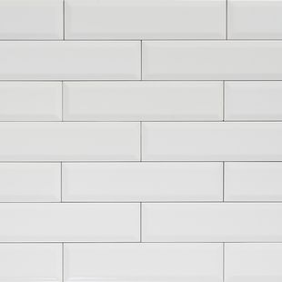 Subway - Bevelled Long Gloss White Tile 300×75